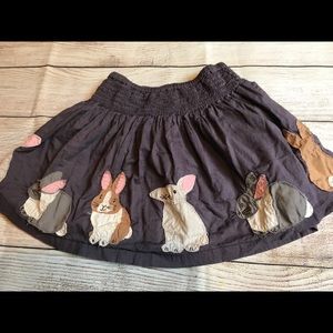 Mini Boden. Bunny Skirt. Purple. Stretchy. Summer